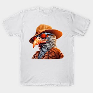 Cartoon Thanksgiving Turkey #19 T-Shirt